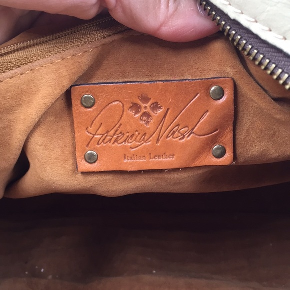 Patricia Nash Laser Cut Chiara Blush Satchel - Picture 10 of 16